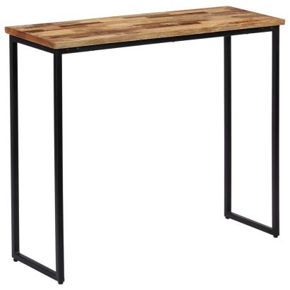 Masă consolă, lemn masiv de tec reciclat, 90 x 30 x 76 cm GartenMobel Dekor