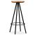 Scaune de bar, 4 buc., lemn masiv reciclat GartenMobel Dekor