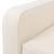 Canapea cu 3 locuri, material textil, alb crem GartenMobel Dekor