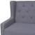 Fotoliu, gri, material textil GartenMobel Dekor