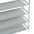 Raft încălțăminte 10 etajere, metal și textil nețesut, argintiu GartenMobel Dekor