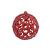 Set globuri de Crăciun 100 de piese, 3/4/6 cm, roșu GartenMobel Dekor