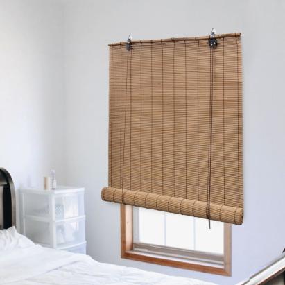 Jaluzea tip rulou, maro, 150 x 160 cm, bambus GartenMobel Dekor
