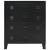Comodă sertare, metal, stil industrial, 78x40x93 cm, negru GartenMobel Dekor