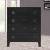 Comodă sertare, metal, stil industrial, 78x40x93 cm, negru GartenMobel Dekor