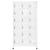 Dulap vestiar cu 18 compartimente, 90x40x180 cm, metal  GartenMobel Dekor