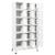 Dulap vestiar cu 18 compartimente, 90x40x180 cm, metal  GartenMobel Dekor