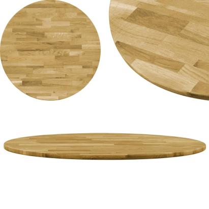 Blat de masă, lemn masiv de stejar, rotund, 23 mm, 500 mm  GartenMobel Dekor