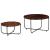 Set masă de cafea, 2 piese, lemn masiv de sheesham, 60 x 35 cm GartenMobel Dekor