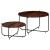 Set masă de cafea, 2 piese, lemn masiv de sheesham, 60 x 35 cm GartenMobel Dekor