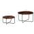 Set masă de cafea, 2 piese, lemn masiv de sheesham, 60 x 35 cm GartenMobel Dekor