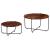Set masă de cafea, 2 piese, lemn masiv de sheesham, 60 x 35 cm GartenMobel Dekor