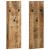 Cuier haine de perete, 2 buc., lemn masiv de mango 36x110x3 cm GartenMobel Dekor