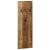 Cuier haine de perete, 2 buc., lemn masiv de mango 36x110x3 cm GartenMobel Dekor