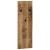 Cuier haine de perete, 2 buc., lemn masiv de mango 36x110x3 cm GartenMobel Dekor