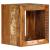 Scaun, 40 x 30 x 40 cm, lemn masiv reciclat GartenMobel Dekor