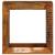 Scaun, 40 x 30 x 40 cm, lemn masiv reciclat GartenMobel Dekor