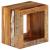 Scaun, 40 x 30 x 40 cm, lemn masiv reciclat GartenMobel Dekor