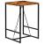 Masă de bar, 70 x 70 x 106 cm, lemn masiv reciclat GartenMobel Dekor