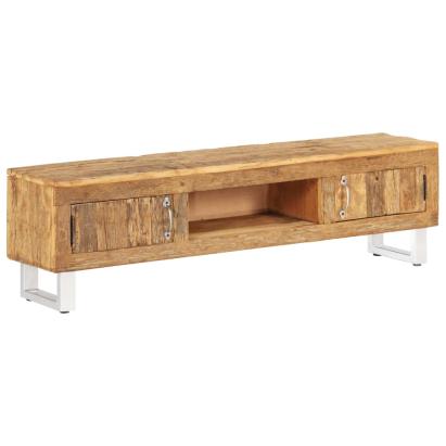 Comodă TV, 140 x 30 x 40 cm, lemn masiv reciclat GartenMobel Dekor