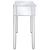 Masă consolă tip oglindă, MDF și sticlă, 106,5 x 38 x 76,5 cm GartenMobel Dekor