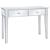 Masă consolă tip oglindă, MDF și sticlă, 106,5 x 38 x 76,5 cm GartenMobel Dekor