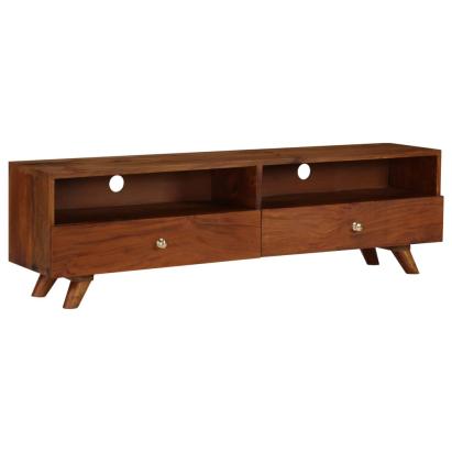 Comodă TV, 140 x 30 x 40 cm, lemn masiv reciclat GartenMobel Dekor