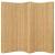 Paravan de cameră, natural, 250 x 165 cm, bambus GartenMobel Dekor