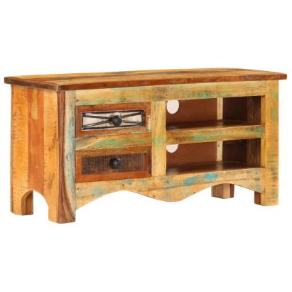 Comodă TV, 80 x 30 x 40 cm, lemn masiv reciclat GartenMobel Dekor