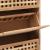Dulap depozitare pantofi, 55 x 20 x 104 cm, lemn masiv de nuc GartenMobel Dekor