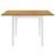 Masă de bucătărie extensibilă, alb, (80-120)x80x74 cm, MDF GartenMobel Dekor