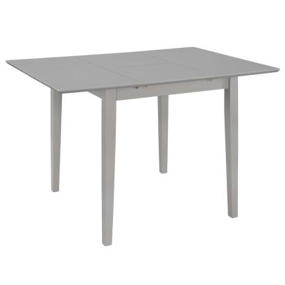 Masă de bucătărie extensibilă, gri, (80-120)x80x74 cm, MDF GartenMobel Dekor