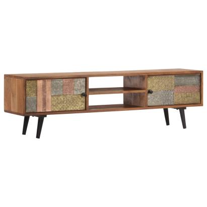 Comodă TV, 140x30x40 cm, lemn masiv de acacia GartenMobel Dekor