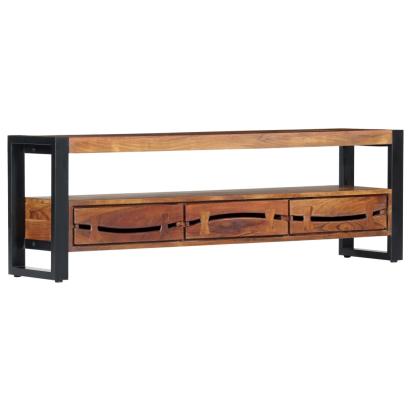 Comodă TV, 140 x 30 x 45 cm, lemn masiv de acacia GartenMobel Dekor