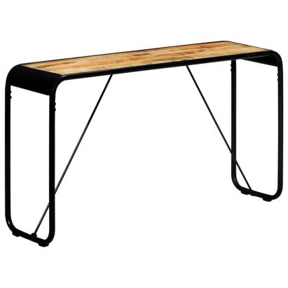 Masă consolă, 140 x 35 x 76 cm, lemn masiv de mango nefinisat GartenMobel Dekor