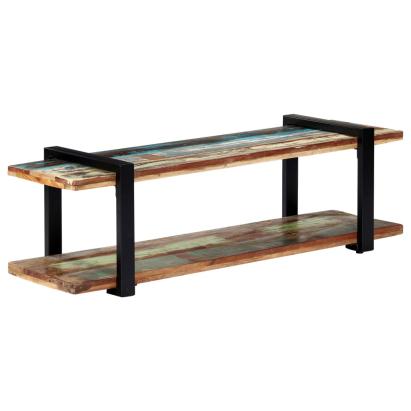 Comodă TV, 130 x 40 x 40 cm, lemn masiv reciclat GartenMobel Dekor