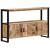Dulap lateral, 120 x 30 x 75 cm, lemn masiv de mango GartenMobel Dekor
