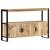 Dulap lateral, 120 x 30 x 75 cm, lemn masiv de mango GartenMobel Dekor