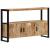 Dulap lateral, 120 x 30 x 75 cm, lemn masiv de mango GartenMobel Dekor