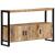 Dulap lateral, 120 x 30 x 75 cm, lemn masiv de mango GartenMobel Dekor