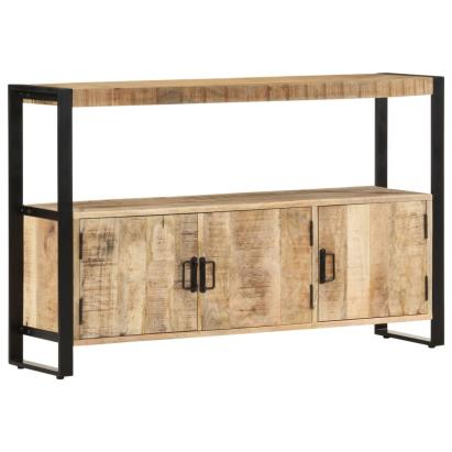 Dulap lateral, 120 x 30 x 75 cm, lemn masiv de mango GartenMobel Dekor