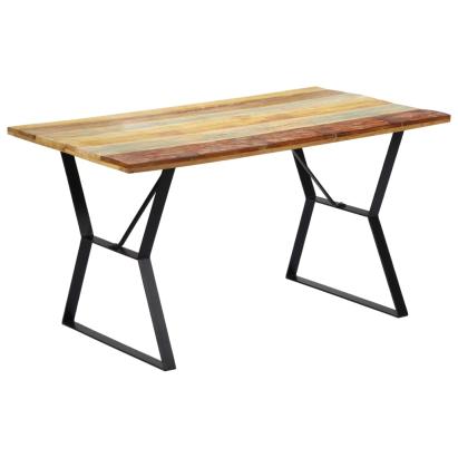 Masă de bucătărie, 140 x 80 x 76 cm, lemn masiv reciclat GartenMobel Dekor