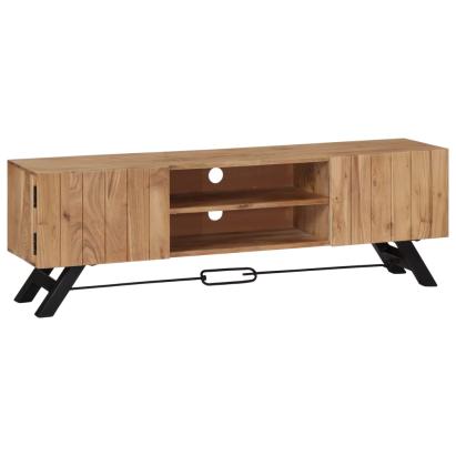 Comodă TV, 140 x 30 x 45 cm, lemn masiv de acacia GartenMobel Dekor