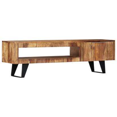 Comodă TV, 140 x 30 x 40 cm, lemn masiv de sheesham GartenMobel Dekor