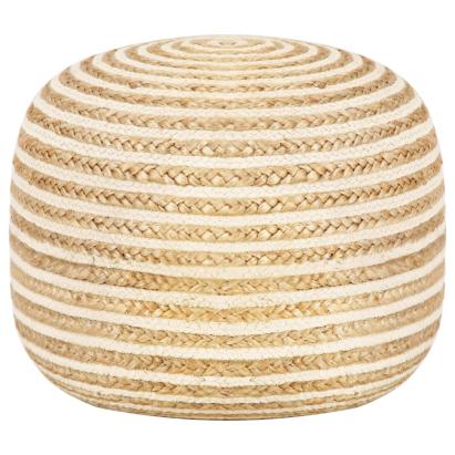 Taburet lucrat manual, 45x30 cm, iută GartenMobel Dekor