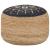 Taburet puf lucrat manual, 45 x 30 cm, iută GartenMobel Dekor