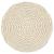 Taburet puf macrame lucrat manual, 45 x 30 cm, bumbac GartenMobel Dekor