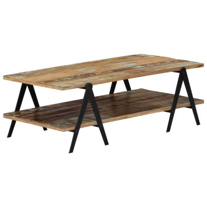 Măsuță de cafea, 115 x 60 x 40 cm, lemn masiv reciclat GartenMobel Dekor