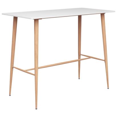 Masă de bar, alb, 120 x 60 x 105 cm GartenMobel Dekor