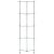 Raft cu 5 niveluri transparent, 30x30x130 cm, sticlă securizată GartenMobel Dekor